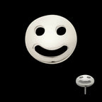 Titanium Threadless Smiley Face Emoji Top