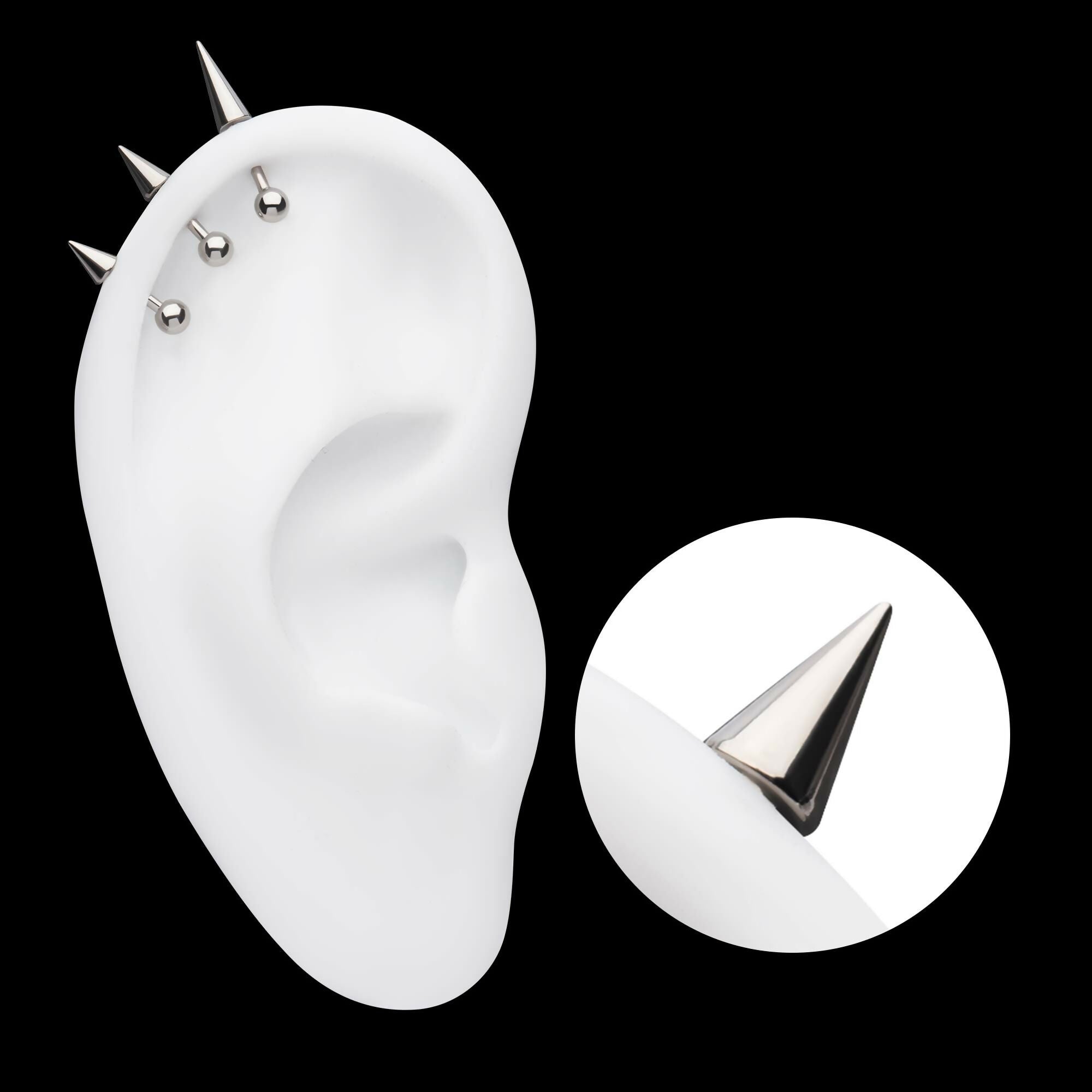 Titanium Threadless Spike Top