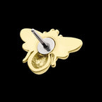 Bee Flatback Stud Earring / Nosering - 14Kt Gold
