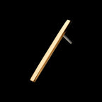 Bar Flatback Stud Earring / Nosering - 14Kt Gold