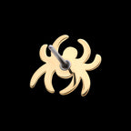 Spider Flatback Stud Earring / Nosering - 14Kt Gold