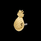 Pineapple Flatback Stud Earring / Nosering - 14Kt Yellow Gold
