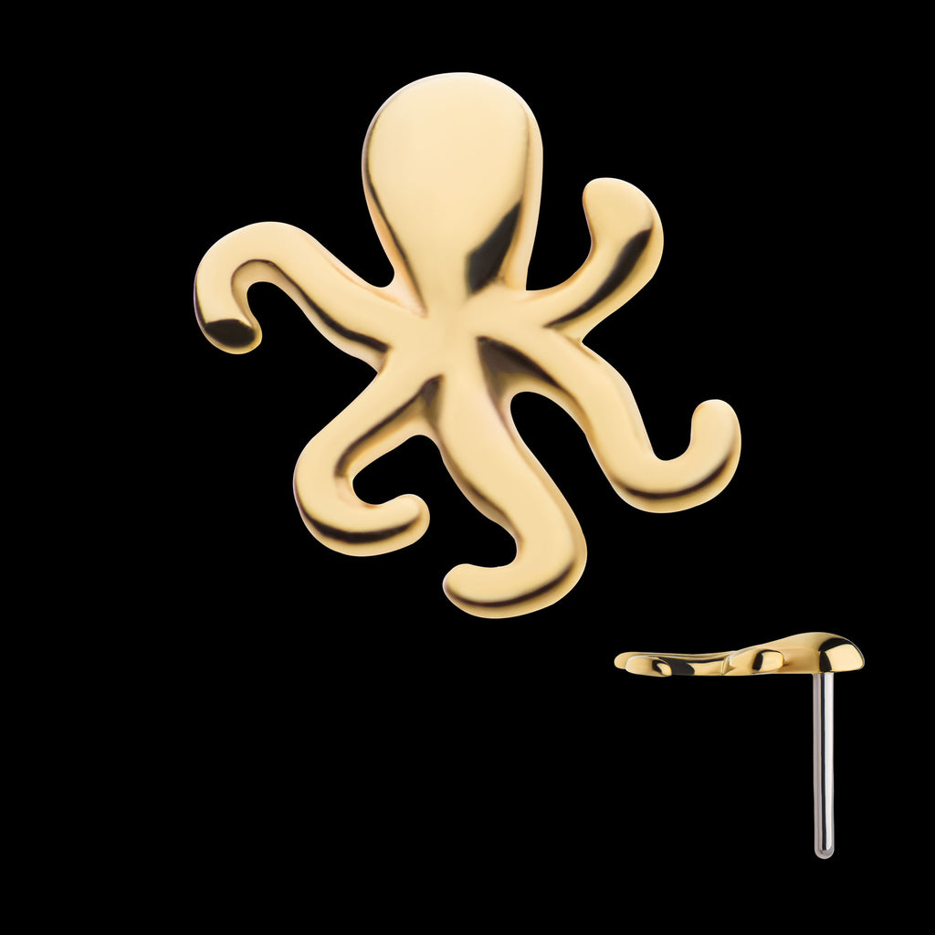 Oc us Flatback Stud Earring Flatback Stud Earring / Nosering - 14Kt Yellow Gold