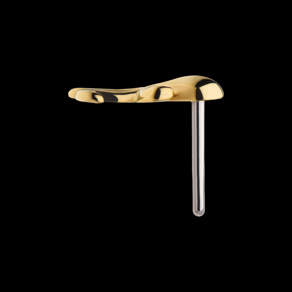 Oc us Flatback Stud Earring Flatback Stud Earring / Nosering - 14Kt Yellow Gold