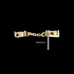 Quadruple Marquise Cluster with Teardrop CZ Gem Dangle Flatback Stud Earring / Nosering - CZ in 14Kt Gold