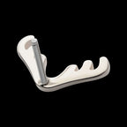 Reindeer Flatback Stud Earring / Nosering - 14Kt White Gold