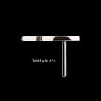 Angel Wing (Right Ear) Flatback Stud Earring / Nosering - 14Kt Gold