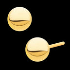 24KT Gold PVD Titanium Threadless with Ball Top