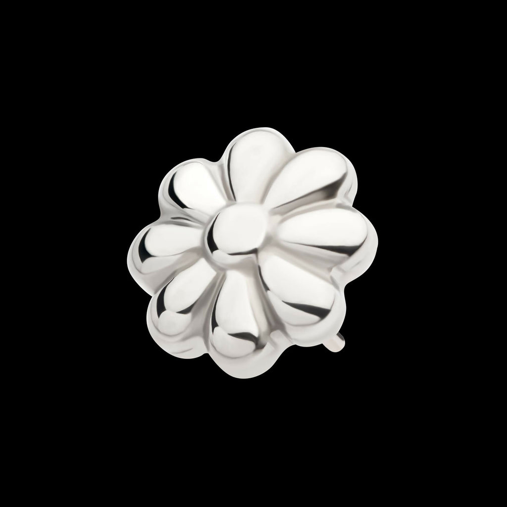 Titanium Threadless 8 Petal Flower Shape Top