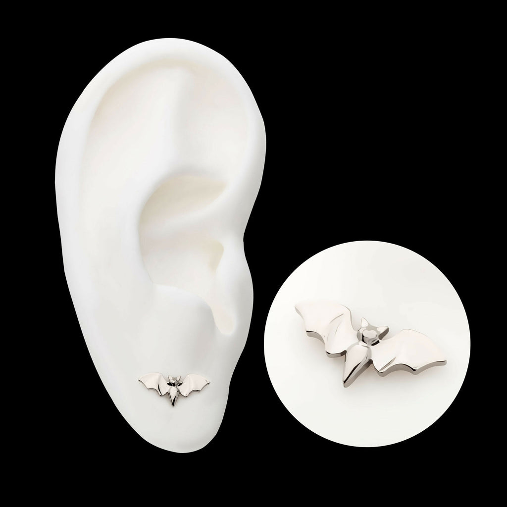 Titanium Threadless Bat with Open Wings Top