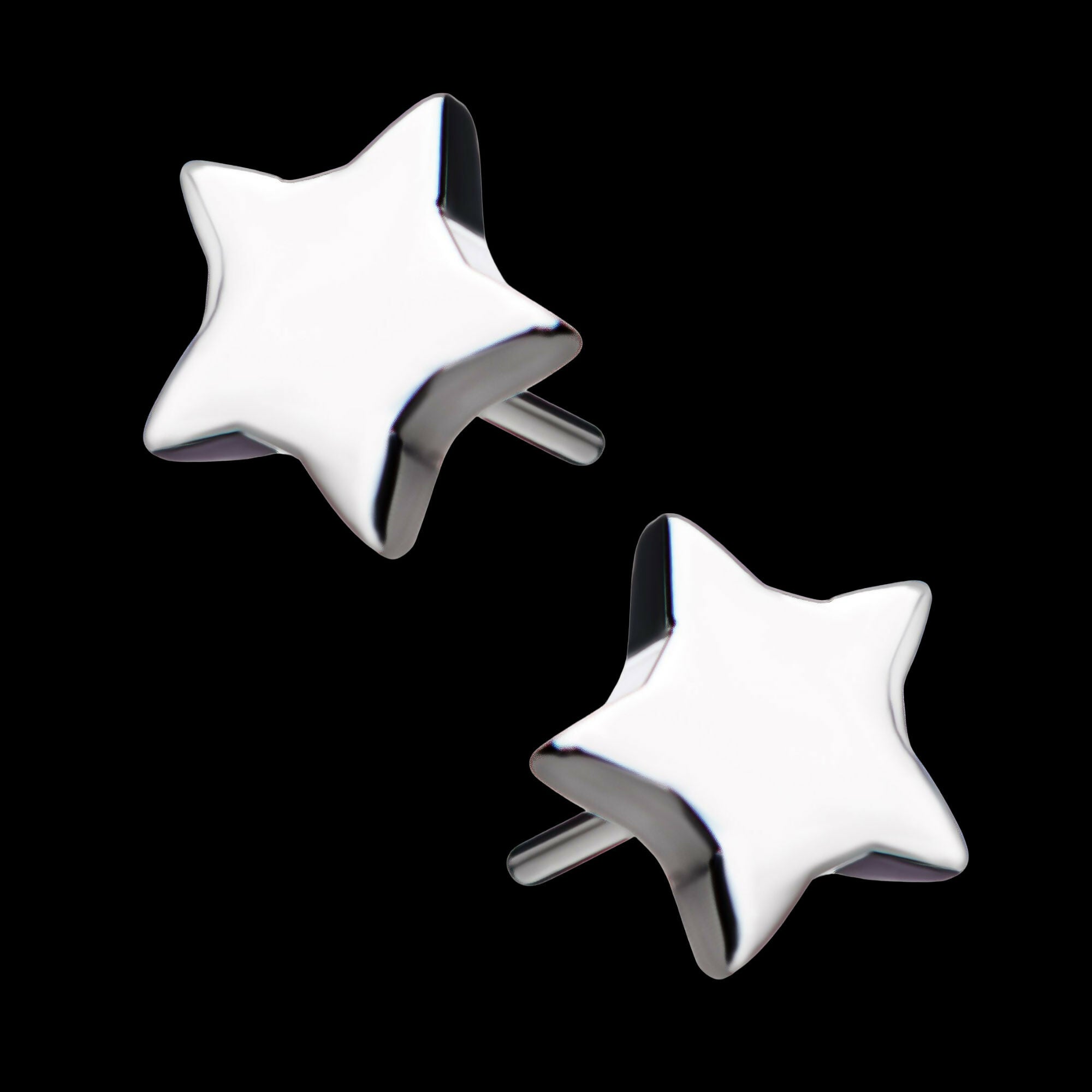 Titanium Threadless Star Top