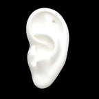 14Kt Yellow Gold Threadless with Prong Set Genuine Top