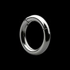 Hinged Segment Clicker (12g to 4g) Hoop Earring / Nosering – Titanium