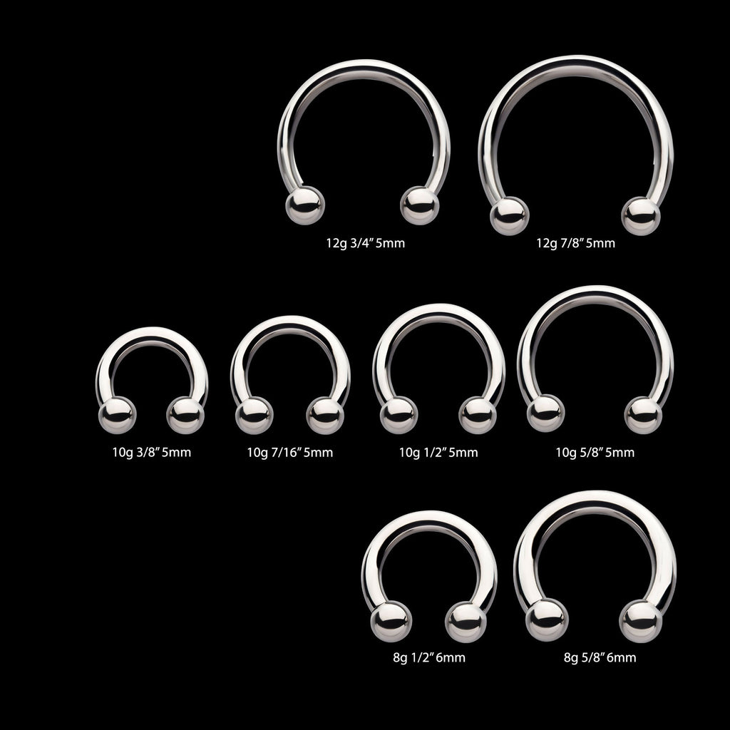 Titanium Internally Threaded Basic Circular Barbells