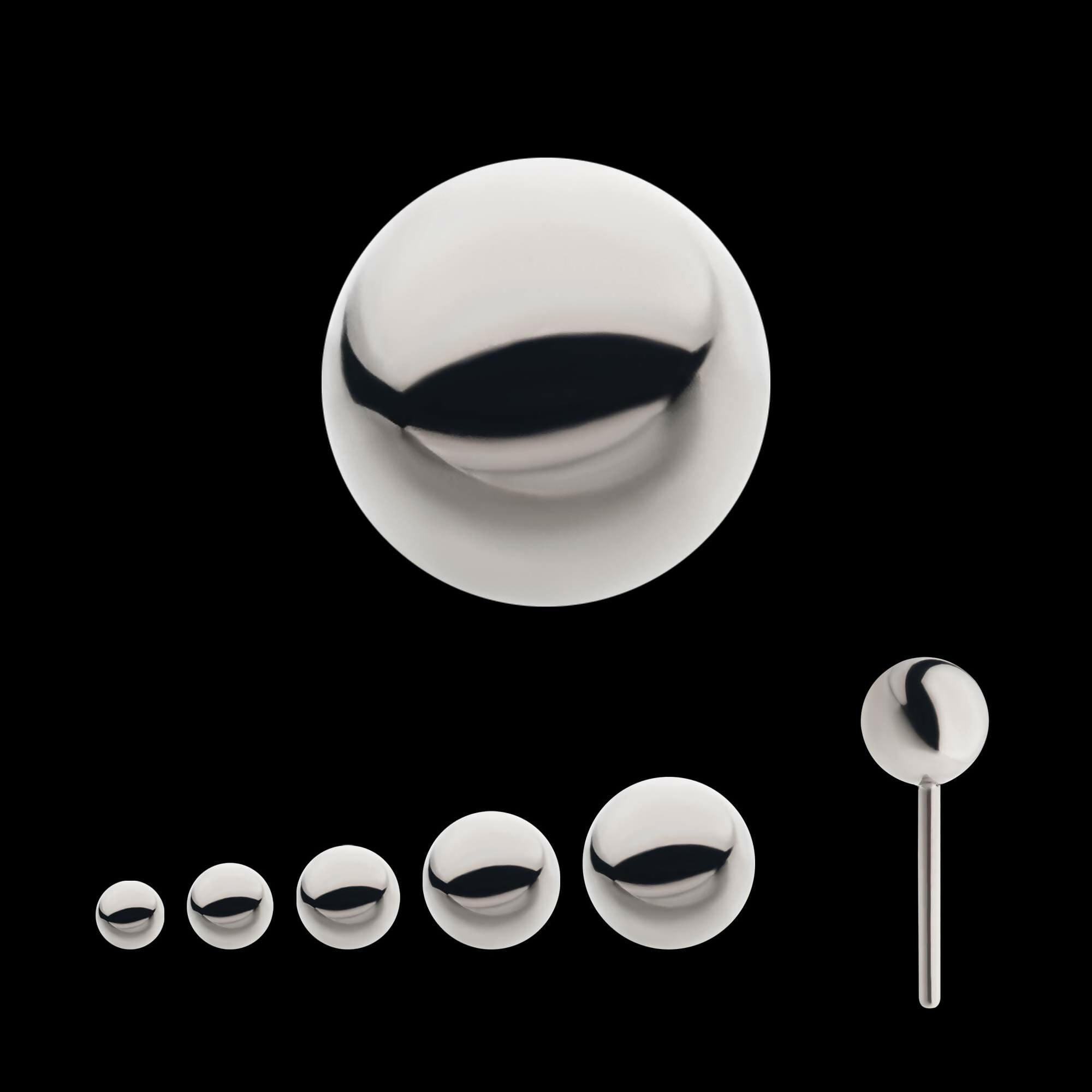 Titanium Threadless Top Ball