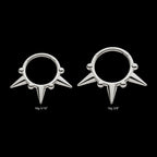 Titanium Spike Design Front Facing Hinged Segment Clicker