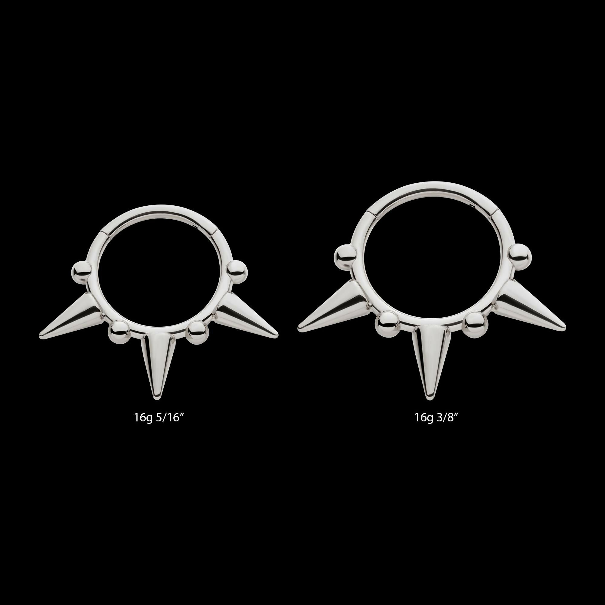 Titanium Spike Design Front Facing Hinged Segment Clicker