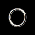 Hinged Segment Clicker (20g to 14g) Hoop Earring / Nosering – Titanium