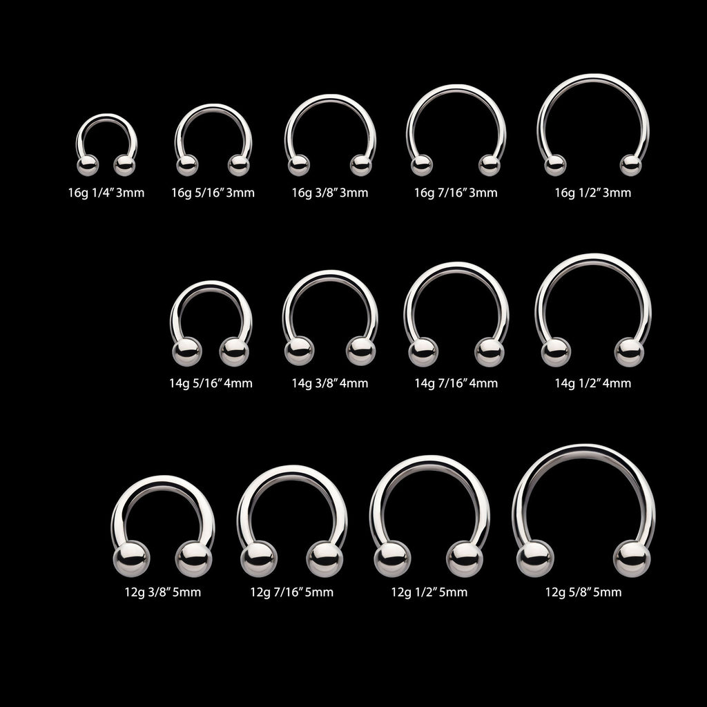 Titanium Internally Threaded Basic Circular Barbells