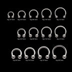 Titanium Internally Threaded Basic Circular Barbells