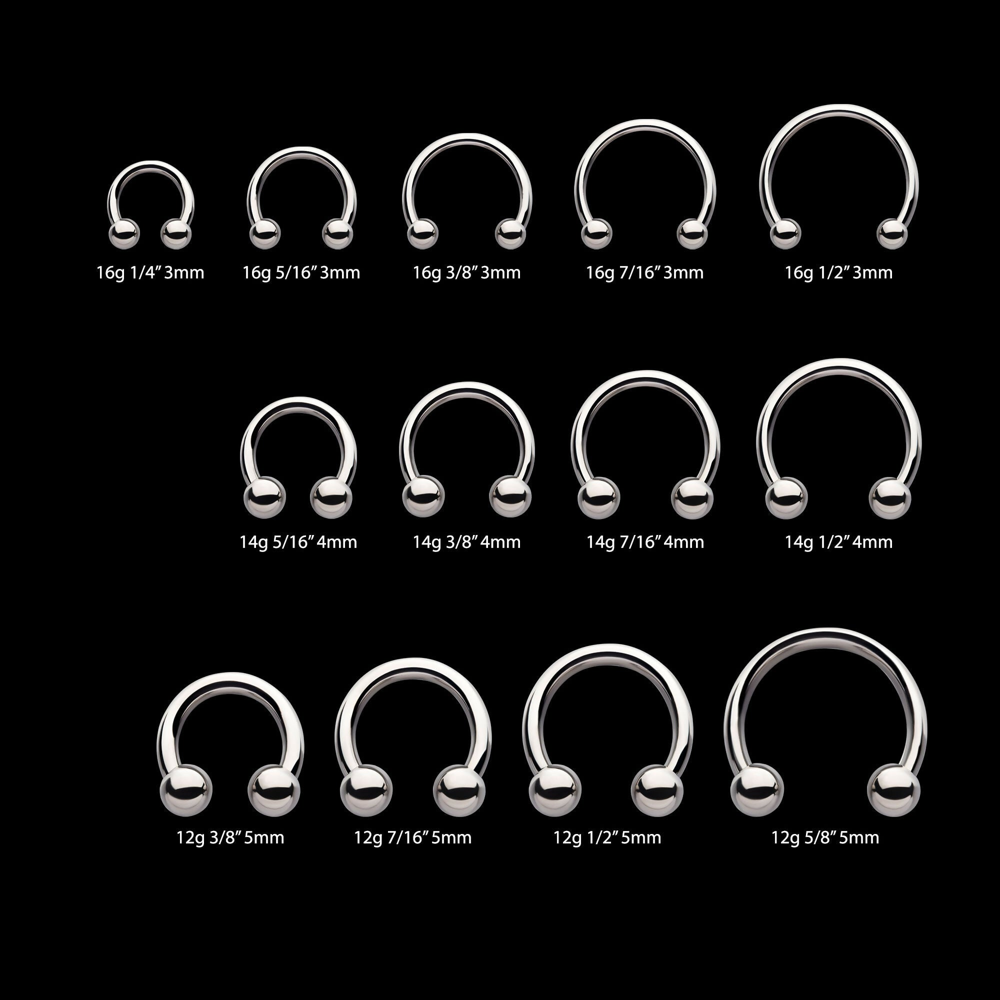 Titanium Internally Threaded Basic Circular Barbells