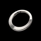 Radiant Hoop Front Facing Hinged Segment Clicker Earring / Nosering – Titanium