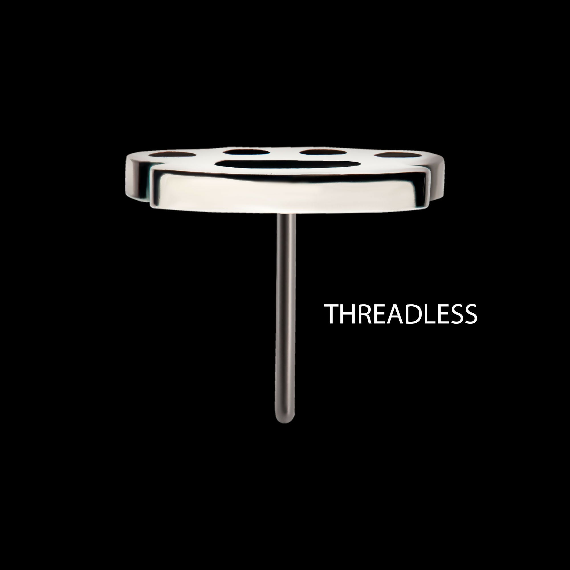 Titanium Threadless Brass Knuckle Top
