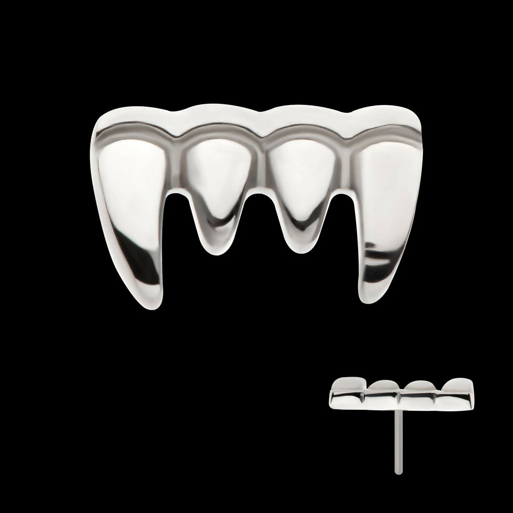 Titanium Threadless Fangs Top