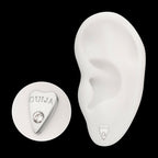 14Kt White Gold Hasbro Ouija Planchette Threadless Top