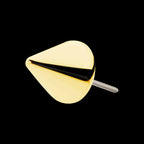 14Kt Yellow Gold Threadless Spike Top