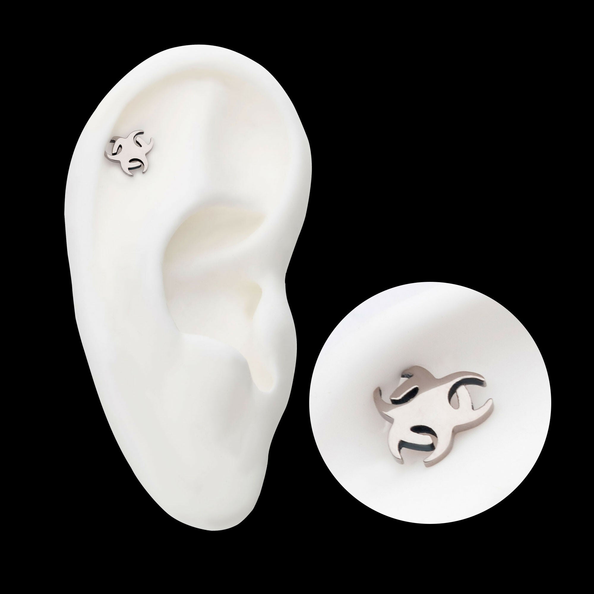 Titanium Threadless Biohazard Top