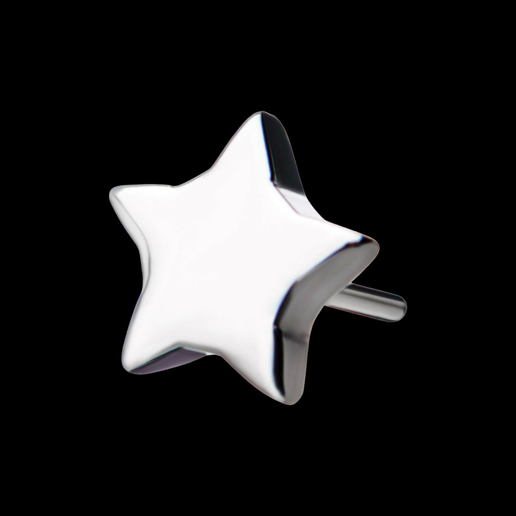 Titanium Threadless Star Top