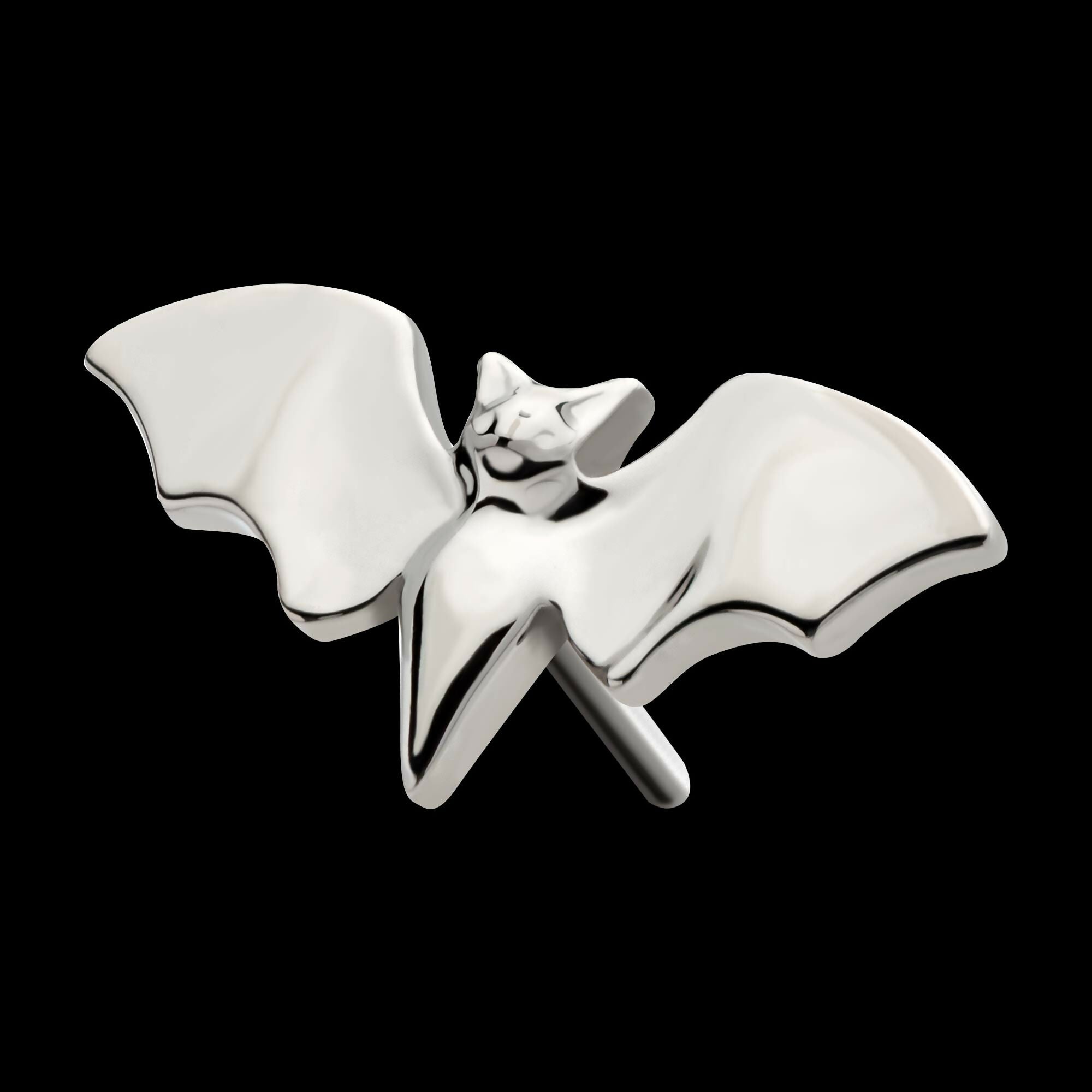 Titanium Threadless Bat with Open Wings Top