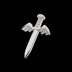 Titanium Threadless Dagger with Bat Wing Top