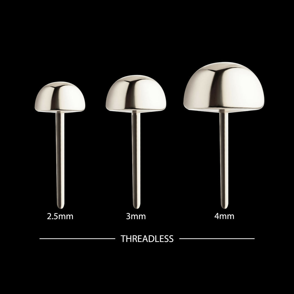 Titanium Threadless Dome Top