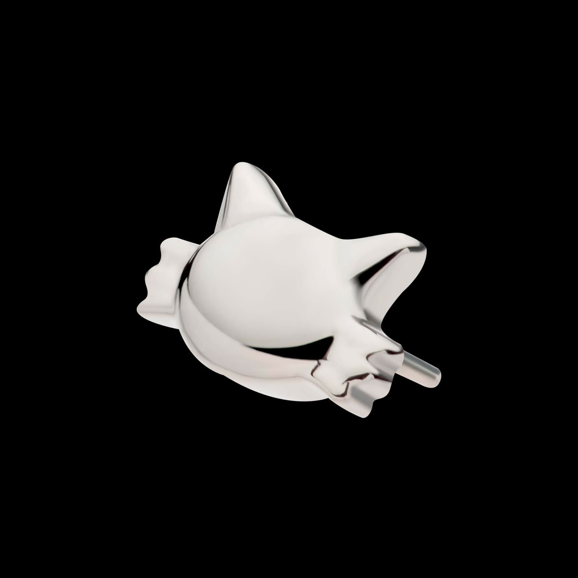 Titanium Threadless Cat's Head Top