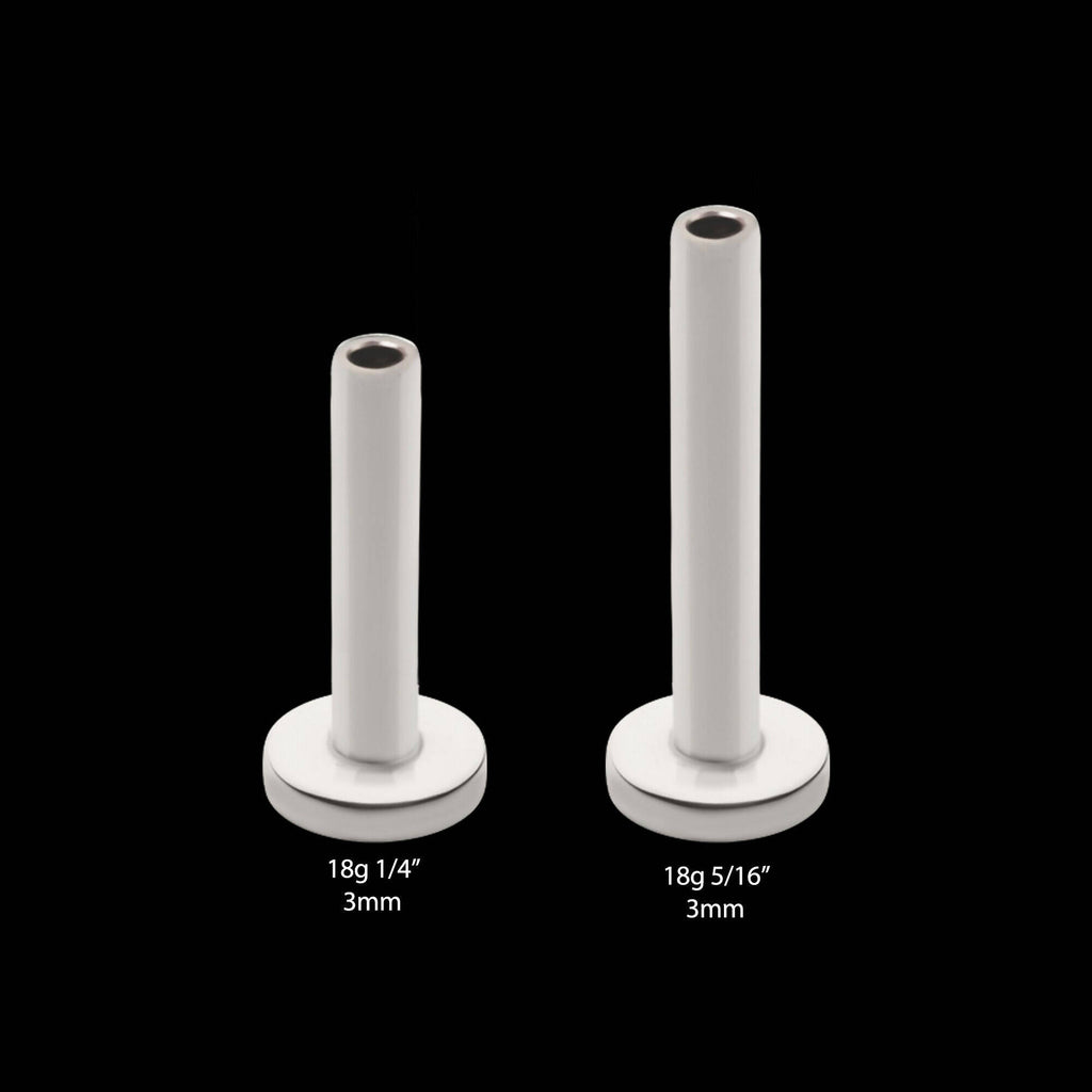 Labret 3mm Base Body Jewelry - Titanium