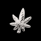 Titanium Threadless Pot Leaf Top