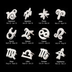 Titanium Threadless Zodiac Sign Tops