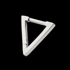 Triangle Hinged Segment Clicker Hoop Earring / Nosering – Titanium