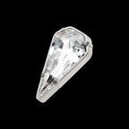 Titanium Threadless Prong Set Kite Shape CZ Top