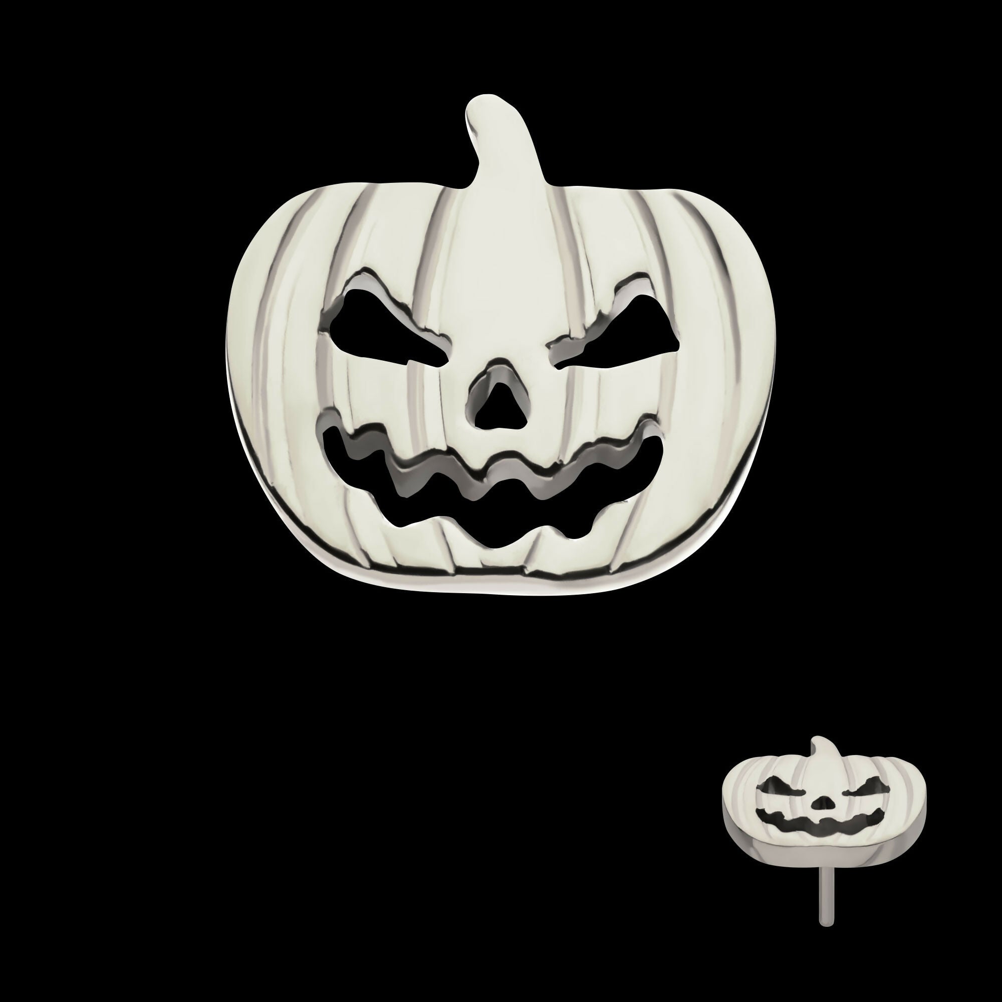 Titanium Threadless Pumpkin Top