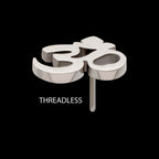 Titanium Threadless OM Symbol Top
