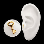 24Kt Gold PVD Titanium Threadless Key Top