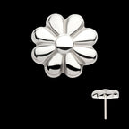 Titanium Threadless 8 Petal Flower Shape Top