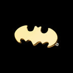 14kt Yellow Gold Threadless Batman Logo Top