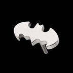 DC Comics Batman Logo Flatback Stud Earring / Nosering - Titanium