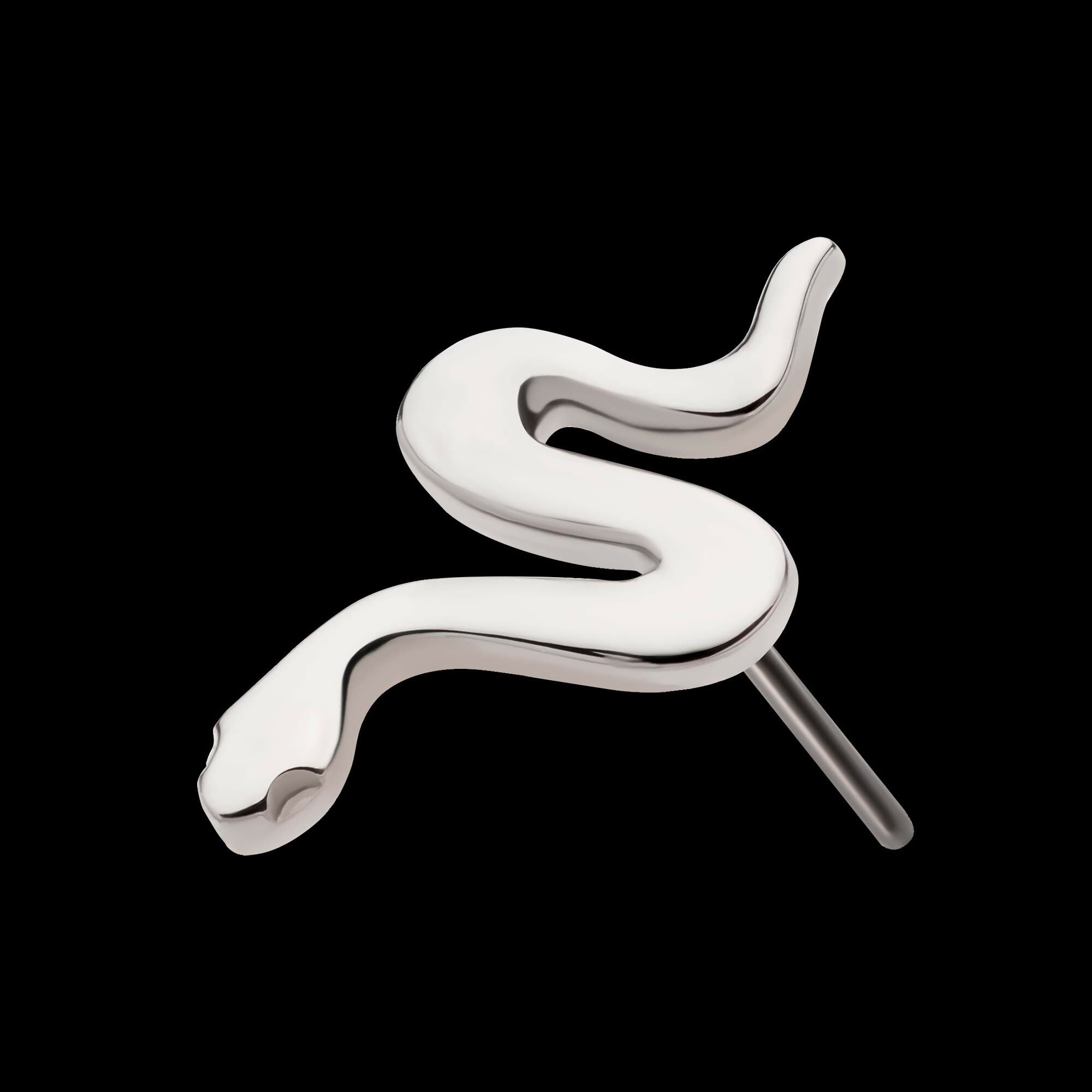 Titanium Threadless Snake Top