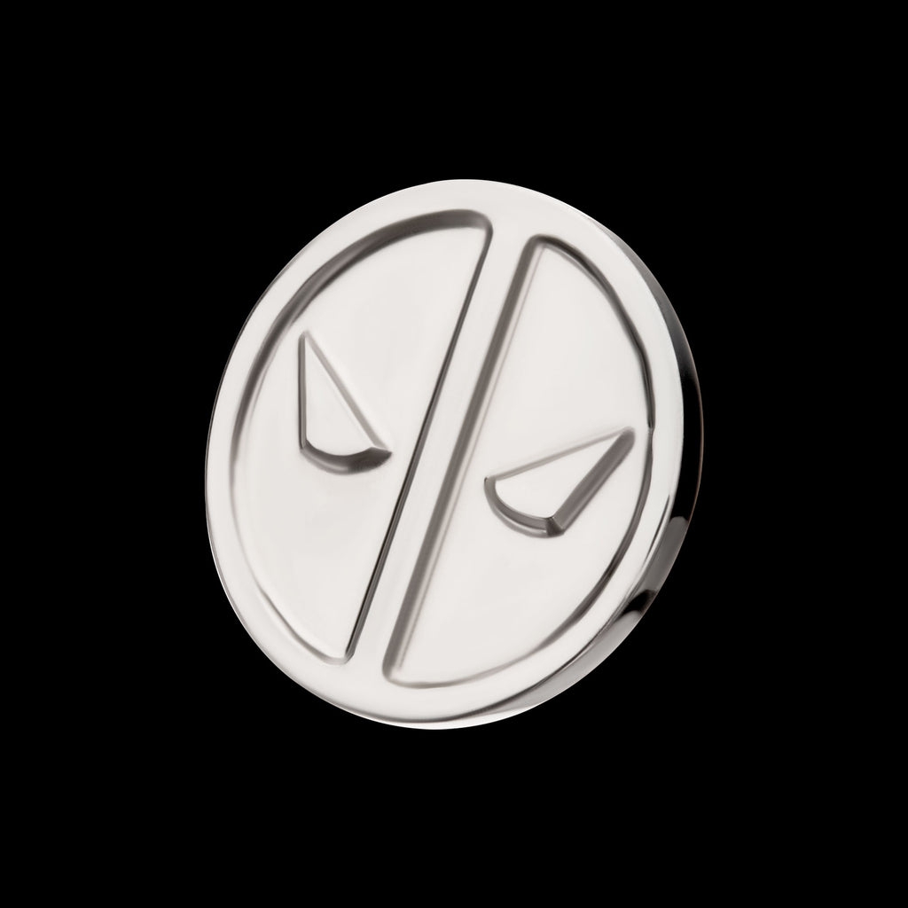 Marvel Deadpool Logo Flatback Stud Earring / Nosering - Titanium