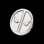 Marvel Deadpool Logo Flatback Stud Earring / Nosering - Titanium